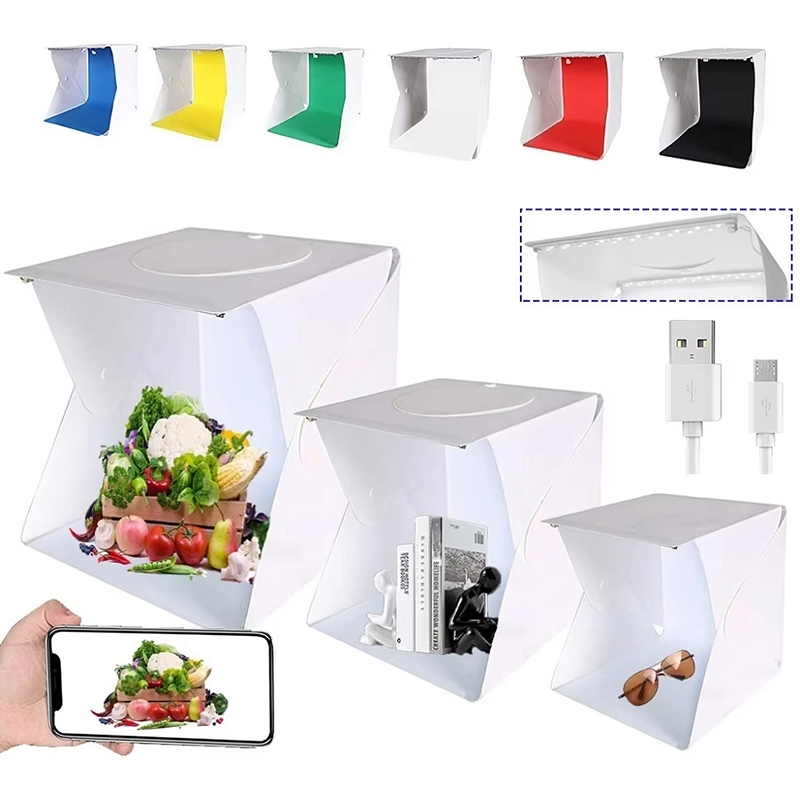 Iris Photography Led Lighting Pack - Składany Lightbox Przenośny Fotograficzny LED Studio