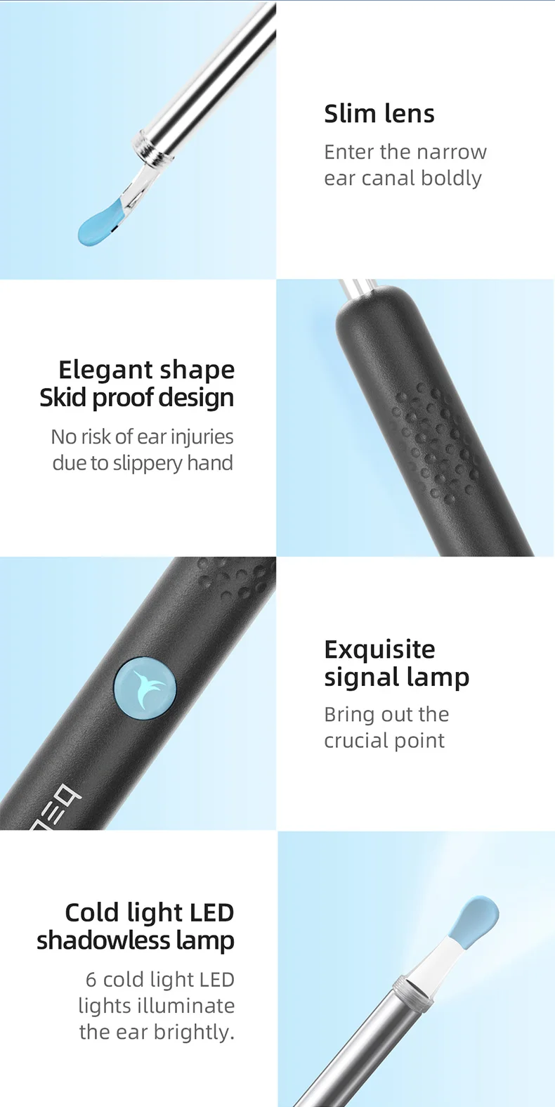 Bebird Smart Visual Ear Sticke – Iris Photography Led Lighting Pack recenzja i cena