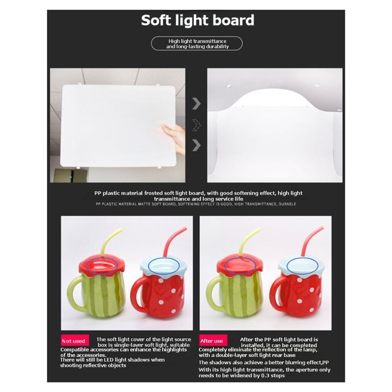 DT24 LED Photo Light Box, ście – Jewelry Photography Lighting Kit recenzja i cena