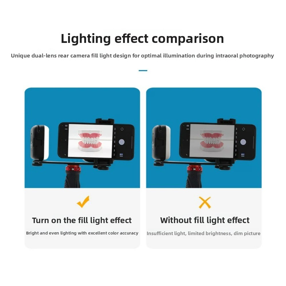 Lampa do fotografii stomatolog – Photography Lighting Kit Portable recenzja i cena