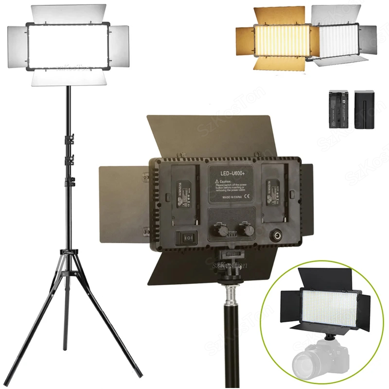 U800 U600 LED Photo Studio Vid – Iris Photography Led Lighting Pack recenzja i cena